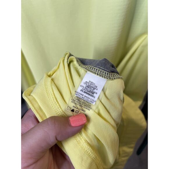 Title Nine Women's Yellow Tech Gray Jersey Sleeveless Athletic Dress Size Large - Picture 5 of 6